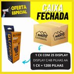 MASTER C/25 DISPLAYS DE PILHA BLITZEN AA