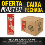 MASTER CAIXA C/24 CAIXINHAS DE VELA QUELUZ-N°5    8X10.8 GRS