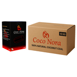 MASTER COM 10 PACOTE CARVÃO DE NARGUILE COCO NORA 1KG
