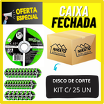 MASTER DISCO DE CORTE METAL E INOX  4.1/2  C/25 UN