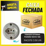 MASTER TOMADA REDONDA 10A BRANCA C/50