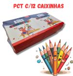 MINI LÁPIS DE COR 12 CORES (PCT C/12 UN)