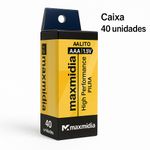 PILHA AAA C/40 MAXMIDIA