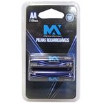 PILHA RECARREGAVEL AAA C/2