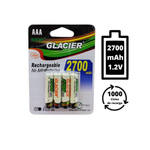 PILHA RECARREGAVEL GLACIER AAA C/4