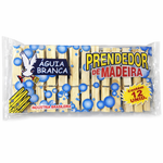 Prendedor de Roupa de Madeira com 12 Unidades - Pequeno 