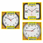 RELÓGIO DE PAREDE NATIVO 23CM 