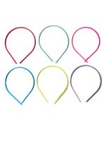 TIARA FINA PARA CABELO C/12 (CORES SORTIDAS)