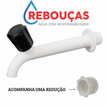 TORNEIRA LONGA PARA PIA 15CM C/REDUÇÃO - 1PÇ