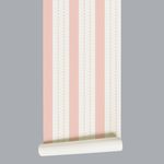 Papel de Parede - Listrado com Quadrados