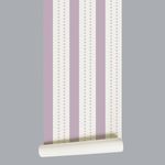 Papel de Parede - Listrado com Quadrados
