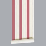 Papel de Parede - Listrado com Quadrados Amarelos