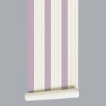 Papel de Parede - Listrado com Quadrados Amarelos