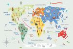 Tapete Playmat - Mapa Players in the World