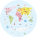 Tapete Playmat - Mapa My Baby