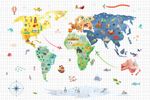 Tapete Playmat - Mapa Pequenos Exploradores