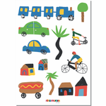 Stickers - Passeio na Cidade