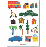 Stickers - Passeio na Cidade