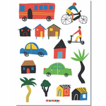 Stickers - Passeio na Cidade