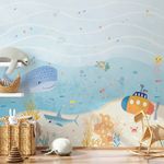 Papel de Parede Painel - Fundo do Mar