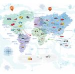 Papel de Parede - Mapa Vrum-Vrum