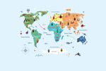 Papel de Parede - Mapa Super Heroes Lego