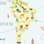 Papel de Parede - Mapa Volta ao Mundo
