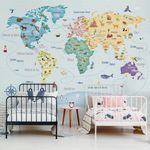 Papel de Parede - Mapa Volta ao Mundo