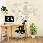 Papel de Parede - Mapa Whiteboard