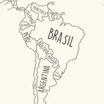 Papel de Parede - Mapa Whiteboard