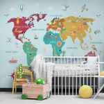 Papel de Parede - Mapa So Cute