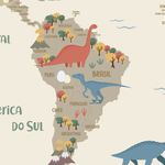 Papel de Parede - Mapa Dinos