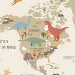 Papel de Parede - Mapa Dinos