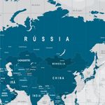 Papel de Parede - Mapa Índigo