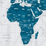 Papel de Parede - Mapa Índigo