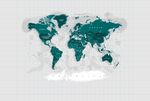 Papel de Parede - Mapa Índigo