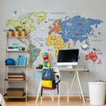 Papel de Parede - Mapa Futebol