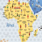 Papel de Parede - Mapa Futebol