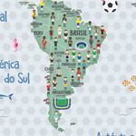 Papel de Parede - Mapa Futebol
