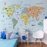 Papel de Parede - Mapa Fresh