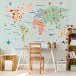 Papel de Parede - Mapa Cozy World