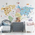 Papel de Parede - Mapa Coconut