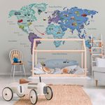 Papel de Parede - Mapa Carrinhos