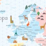 Papel de Parede - Mapa Candy