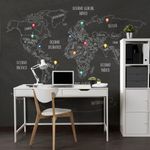 Papel de Parede - Mapa Blackboard