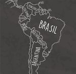 Papel de Parede - Mapa Blackboard