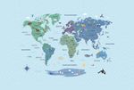 Papel de Parede - Mapa Animal Planet