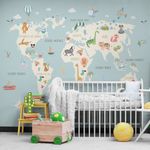 Papel de Parede - Mapa So Cute