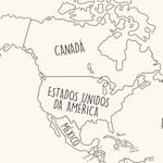 Papel de Parede - Mapa Whiteboard
