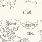 Papel de Parede - Mapa Whiteboard
